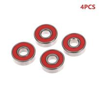 4Pcs 608 Bearing Abec-11 Maintenance Outdoor Roller Skate Spare Accessories Skateboard Bearings Supply Wheel Sports as the picture gray