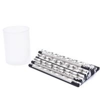 12 vnt Muzikinės natos Pieštukas Pieštukas Muzikos Kanceliarinės prekės Fortepijono mokyklos mokinys white