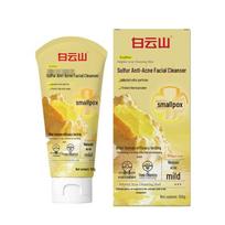 Baiyunshan Sulfur Acne & Oil Control Facial Cleanser beige