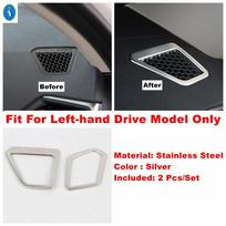 Auto Dashboard Speaker Audio Horn Frame AC Air Outlet Vent Cover Trim For BMW 3 Series G20  - 2024 Interior Kit Accessories Model C black