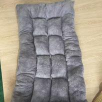 Four Seasons Dog Bed Thai Golden Retriever Large Pet Mat Internet celebrity Floor Mat Double Sided Available Kennel Cat Nest Sleeping S gray