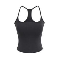 Women's Spicy Girl Racerback Crop Top: Multi-Color Sports Camisole with Chest Pads Large