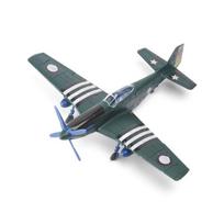 1/48 WWII Air Force Military Warplane Model P51 Mustang Fighter 4D Assemble Plastic DIY Puzzle Airplane Collection Toy Present gray