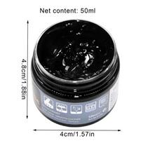 Leather Color Restorer 50ml Car Leather Recoloring Balm Repair Kit Auto Seat Sofa Scratch Remover Furniture Restoration Cream tamsiai pilka spalva