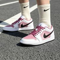 Jordan Moteriški Air Jordan 1 Low sportbačiai 6.5 gray