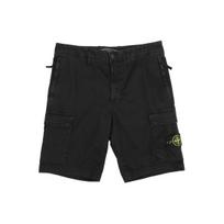 STONE ISLAND Bermudų šortai 'Juodi' Vyriški 7615L0804-V0129 EU 32 black