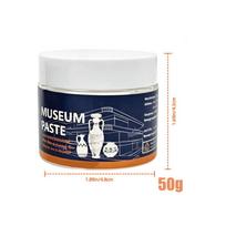 Clear Exhibit Gel Removable Prevent Vibration Strong Hold Putty Wax Museum Glue for Collectibles Antiques Artifacts Decorations white