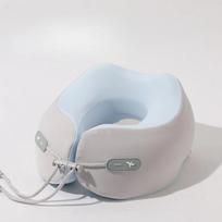 Memory Foam Neck Pillow Travel Pillow Portable U Shape Pillow for Airplane Office Home Comfort Support white