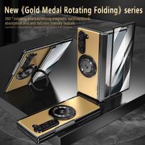 Magnetic Ring Holder Hinge Protection Magsafe Phone Case For Samsung Galaxy Z Fold  4  5  6  Outer Screen Glass Shockproof Cover For Galaxy Z Fold 6 auksas