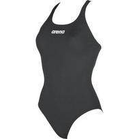 Vientisas maudymosi kostiumėlis moterims Arena W Solid Swimpro LB, juodas - 55