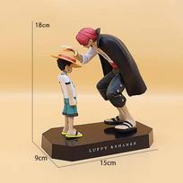 18cm One Piece Anime Figūrėlė Keturi Imperatoriai Shanks Šiaudakaklis Luffy Veiksmo Figūrėlė One Piece Sabo Ace Sanji Roronoa Zoro Figūrėlė black