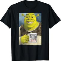 Shrek Father's Day World's Greatest Farter T-Shirt S juoda