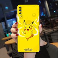 Case For Samsung Galaxy A50 A70 A30 A20s A20e A10 A40 A10s A10e M52 M51 M30s M13 5G Black Phone Cover Pokemon Pikachu Samsung A20 brown