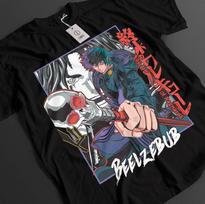 Anime Record Of Ragnarok Beelzebud Black TShirt Gift For Otaku S gray