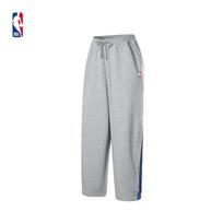 NBA Official League Cotton Wide-Leg Sweatpants M white