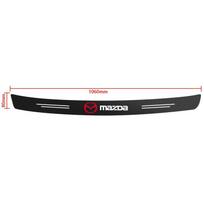 Anglies pluošto automobilio bagažinės galinio buferio lipdukas apsauginė plokštelė Mazda 3 5 6 323 626 CX-3 CX-4 CX-5 CX-7 CX-9 CX30 RX8 MX5 For Mazda black
