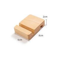 Handcrafted Walnut Wood Phone Holder, Simple Desktop Cell Phone Stand, Natural Wood Mobile Phone Cradle for Desk