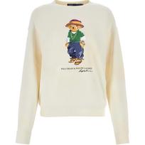Polo Ralph Lauren Logo Cartoon Print Long Sleeve T-Shirt Women tops Yellow 211935618-001 XL white