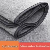 Bendrabučio čiužinio užvalkalas: Drėgmę sugeriantis, atsparus pelėsiui, storas grindų tatami kilimėlis 900mm*2000mm; Gray - 3mm Thick gray