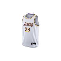 Nike X NBA Basketball Jersey Lakers LeBron James Sunday Home Athletic Breathable Kids jerseys White 3Z2B7BX1P00-LAK23 M white