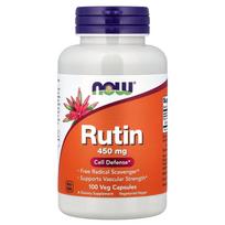 iHerb Now Foods Rutin 450mg Veg Capsules 100 Count 100 pcs - 1 ea