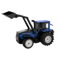 Žaislas konstruktorius BRIXIES Plus 222.780 traktorius Valtra Valmet 8400 su frontaliniu krautuvu