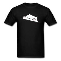 Bongo Cat Game Muisc Hip Hop T Shirts Drum Cat Electronic Keyboard Rock Men Tshirt Kawaii Graphic Funny Design New Teeshirt -... S įvairiaspalvis