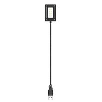 Smart Induction Bait Light for Night Fishing Waving Induction LED Dual-Light Source Free Adjustable Hose Fishing Bait Lamp gray