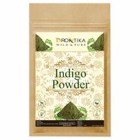 Drontika Indigo Powder for Hair black (100 Grams) | 100% Pure and Natural, No preservatives | Natural hair dye | No Ammonia, No PPD | Ayurvedic & He beige
