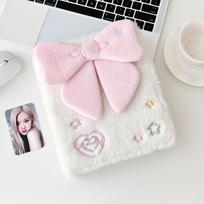 Kawaii A6 Bow Photocard Binder Collect Book Idol Plush Photo Card Holder Photocards Album A1 white