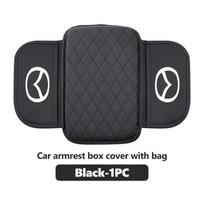 For Mazda Car Center Console Protector Armrest Box Cover with Storage Pocket 3 CX3 CX4 CX5 CX7 CX8 CX9 CX30 RX7 Atenza Axela drnqv44 gray