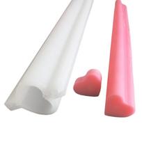 Silikoninio vamzdelio muilo formos delfinas apvalios širdies formos silikono muilo formos vamzdelio vamzdelis Rankų darbo pyragų kepimo įrankis Heart # pink