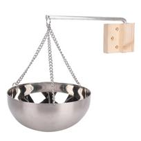 20 cm nerūdijančio plieno sauna aromaterapijos dubuo eterinių aliejų laikiklis saunos kambario priedai gray