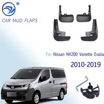 Set  MudFlaps For Nissan NV200 Vanette Evalia 2010 -  Mud Flaps Mudguards Splash Guards Fender Dirty Guards Front Rear 2010-2019