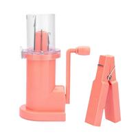 Knitting Mill Machine Manual Weave Knitter Easy Handle Spool Accessory for Homemade Jewelry Braids Craft Kit rožinė