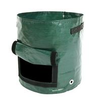 Ekologiški pomidorų ir daržovių vazonai su patogiomis rankenomis ir drenažo skylutėmis 7Gallon-US/30*35cm gray