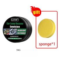 Car Headlight Restoration Polishing Kits Headlamp Scratch Remover Repair Cleaning Paste Remove Oxidation Headlight Polish Liquid yellow