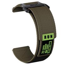 For Amazfit Balance 2/Cheetah Pro 22mm Hook and Loop Nylon WatchStrap Waterproof Sweatproof Straps For Amazfit GTR4 3/Active Max 22mm gray
