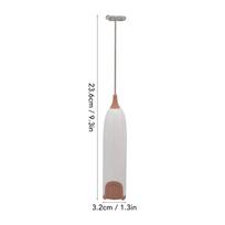 Battery Powered Milk Frother Plastic Stainless Steel Milk Beater Milk Foam Maker  Home Kitchen kava