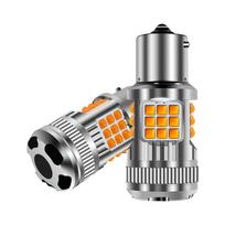 BAU15S PY21W LED Lemputės Posūkiams CANBUS – 36 SMD 3030, 25W, 2800lm