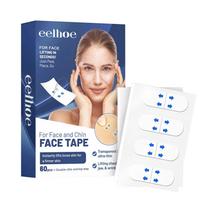 Face Lift Tape Invisible Face Tape Face Lifting Tape Instant Makeup Face Lift Tools for Hide Facial Wrinkles Double Chin beige
