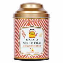Sancha Tea Boutique, Masala Chai, 25 piramidiniai maišeliai | Autentiška indiška juoda arbata su prieskoniais, imbieru ir Assam | Stiprus, saldus ir aštrus Chai mišinys red