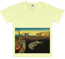 Salvador Dali - The Persistence of Memory T Shirt S beige