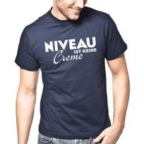 Men's and Women's T-shirts Niveau Ist Keine Crema Detto Regalo Divertente Divertimento Comedy Motto XL black