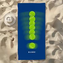 Sports U-Us O-Open T-Tennis Towel Microfiber Beach Towel, Quick-Dry, Sand-Free, Ultra-Fine Fiber, Super Soft. 60x35CM gray