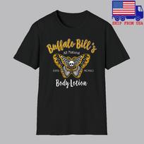 Silence of The Lambs Buffalo Bill#039;s Body Lotion Men#039;s Black Size S5XL Unisex T-Shirt S įvairiaspalvis