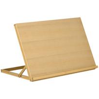 Stalinis molbertas, Sulankstomas, 75,8x51 cm, Reguliuojamas stalo molbertas, Pagamintas iš buko medienos 75.8 x 51.4 x 51 cm natūrali