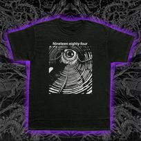 George Orwell 1984 T-Shirt Dystopian Big Brother Totalitarian Political Fiction L black