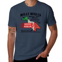Mille Miglia Racing Experience Tshirt T Shirt Unisex Designer T Shirts For Unisex Slim Fit Tshirt S black