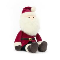 JELLYCAT Christmas Collection jellycat character happy Santa Claus cute doll plush figure 54cm/42cm high 42 cm white